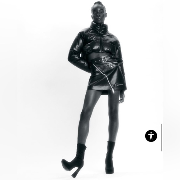 Zara CROPPED PUFFER JACKET - Picture 9 of 10